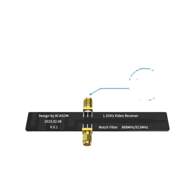 Optimice su filtro de video de 1,2 GHz VRX Notch para 868/915MHz en receptores de 1,2-1,3GHz
