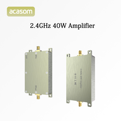 Amplificador FPV de cáscara de aluminio con 2.4G 40W 24V para vuelos de larga distancia