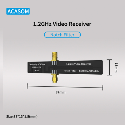 Optimice su filtro de video de 1,2 GHz VRX Notch para 868/915MHz en receptores de 1,2-1,3GHz