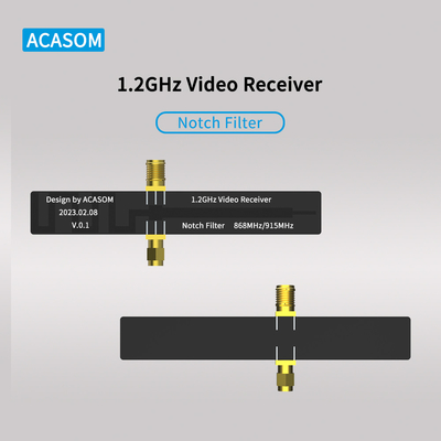 Eliminar las interferencias 1080MHz filtro de pasarela de banda para piezas de drones de 868/915GHz