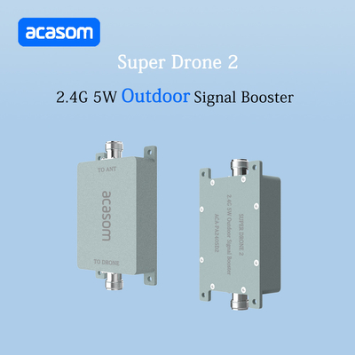 2.4G 5W Exterior Super Drone Reforzador de señal 2.5dB Ruido y 1 μS Tiempo de retraso del interruptor