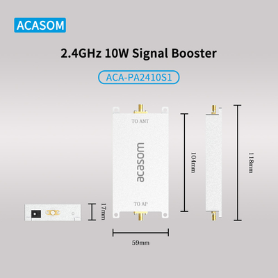 Amplificador de señal de drones 2.4GHz 10w 20w 40w 100w con función de interferencia