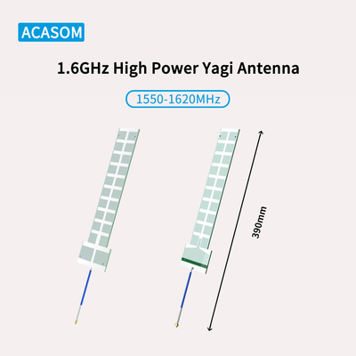 Estación base al aire libre RFSMA FPV masculino Yagi Antena para bloqueo de drones de 1.6GHz