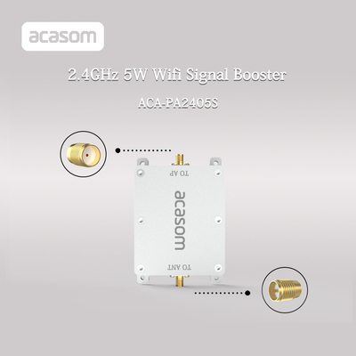 Amplificador de señal de drones inalámbricos de 2,4 GHz a 2,5 GHz para aumento de potencia de 5W