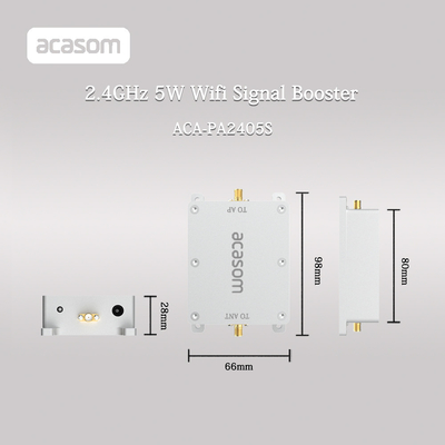 Amplificador de señal de drones inalámbricos de 2,4 GHz a 2,5 GHz para aumento de potencia de 5W