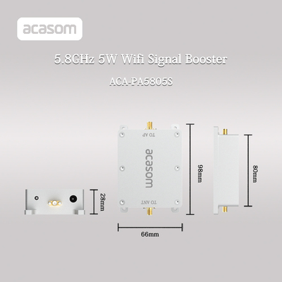 Extensor de rango de refuerzo de señal 5w 5.8GHz para rango de frecuencia 5.725-5.85GHz