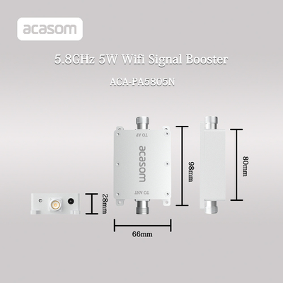 Extensor de rango de refuerzo de señal 5w 5.8GHz para rango de frecuencia 5.725-5.85GHz