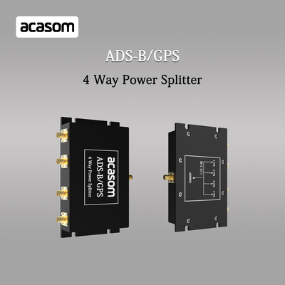 4 Way Power Splitter para señales ADS-B y GPS 800-2150MHz N Conector femenino de baja inserción
