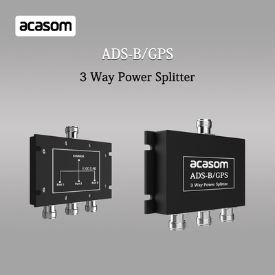 Divisores de potencia de RF de inserción inferior de 800 a 2150 MHz con conector N femenino