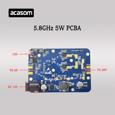 Componentes de amplificadores de PCB de 5W RF para módulos inalámbricos WiFi de 5,8 GHz