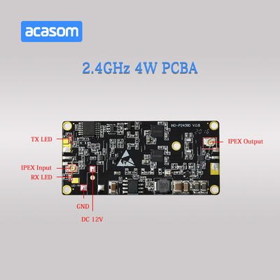 Mejora tu vuelo: Extensor de señal de drones de 2.4GHz 4W PCBA con aumento de 36dBm