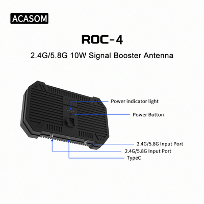 Reforzador de señal de banda doble de 10W para DJI Drone Mavic Phantom Avata FPV Extender de alcance