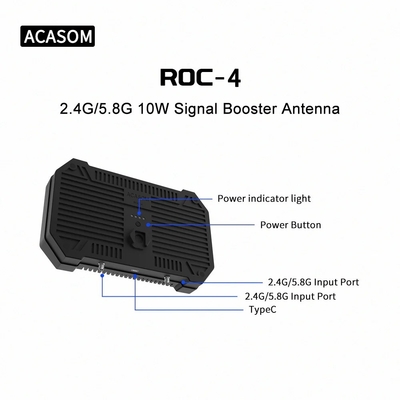 Amplificador FPV de alta potencia de 10W de mayor alcance para controladores remotos inalámbricos