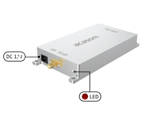 20watt 5.8GHz Drone Amplificador de señal de refuerzo de entrada potencia de disparo Min 5dBm Max 22dBm