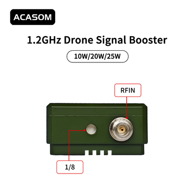 MAX-2 Exterior 1.2GHz 10W Amplificador de señal Extensor de señal Amplificador de rango Extensor de tarot 1.2G Transmisión de imagen