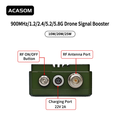 Amplificador de potencia de 5.8GHz con amplificador de señal de 900MHz