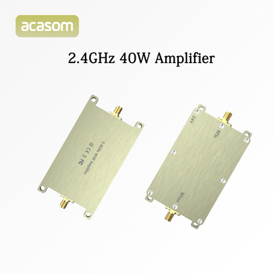 Amplificador FPV de cáscara de aluminio con 2.4G 40W 24V para vuelos de larga distancia