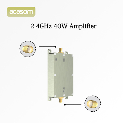 Amplificador FPV de cáscara de aluminio con 2.4G 40W 24V para vuelos de larga distancia