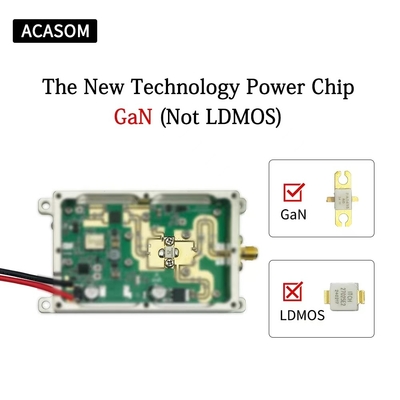 400MHz 500M 50W GAN 450M Modulo de interferencia de drones con cáscara de aluminio