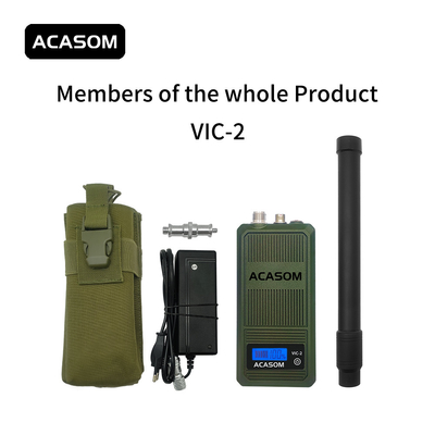 Dispositivo de interferencia de drones FPV portátil de 700-800 MHz con cáscara de aluminio