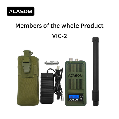 Dispositivo de interferencia de drones FPV portátil de 700-800 MHz con cáscara de aluminio