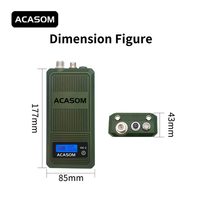 800MHz-900MHz Portable Anti Drone Jammer Resistente al agua Alta eficiencia