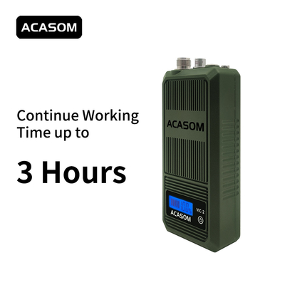 IP68 Interruptor de drones portátil 5150MHz-5350MHz Fuente de nitruro de galio contra drones