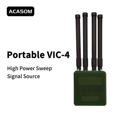 400M 500M 600M 700MHz 50W Dispositivo de interferencia portátil para drones con batería